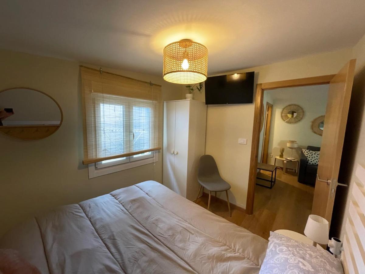 Casita Independiente Y Tres Apartamentos Con Piscina Ladeira Playa Baiona Eksteriør bilde