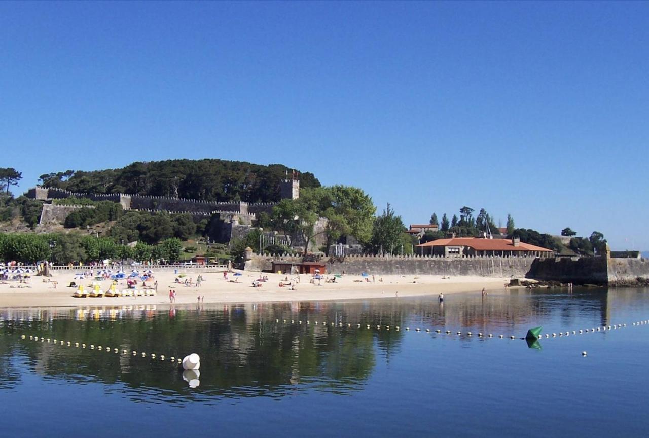 Casita Independiente Y Tres Apartamentos Con Piscina Ladeira Playa Baiona Eksteriør bilde