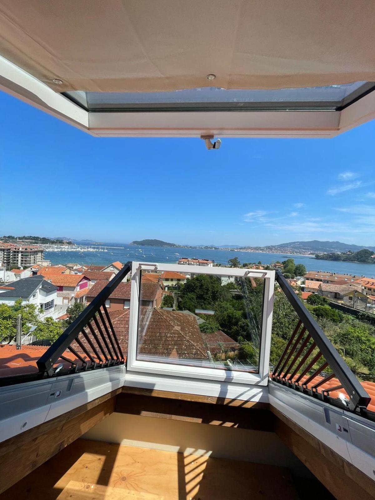 Casita Independiente Y Tres Apartamentos Con Piscina Ladeira Playa Baiona Eksteriør bilde