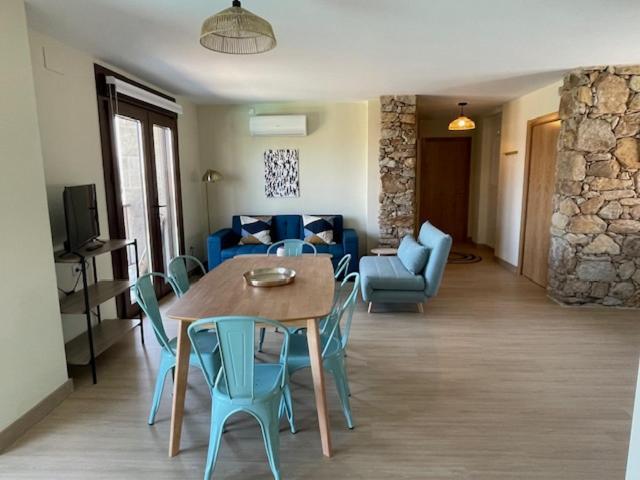 Casita Independiente Y Tres Apartamentos Con Piscina Ladeira Playa Baiona Eksteriør bilde