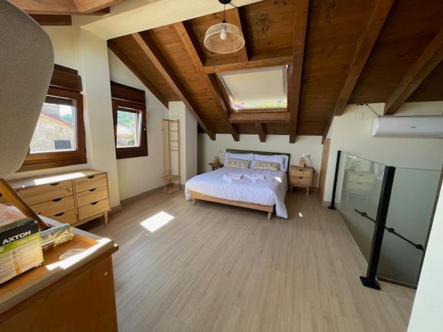 Casita Independiente Y Tres Apartamentos Con Piscina Ladeira Playa Baiona Eksteriør bilde