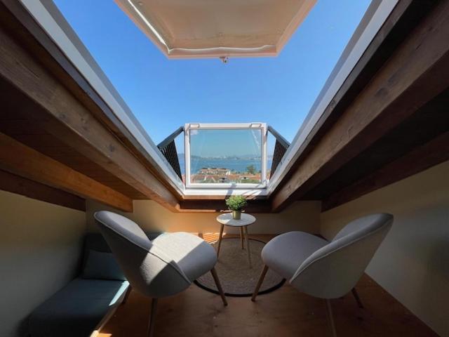 Casita Independiente Y Tres Apartamentos Con Piscina Ladeira Playa Baiona Eksteriør bilde