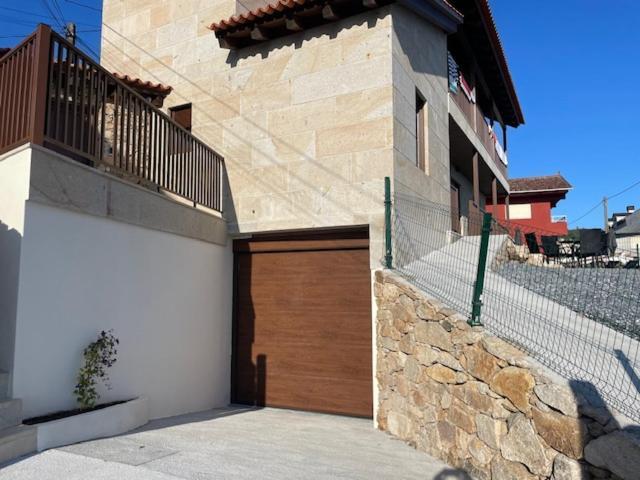 Casita Independiente Y Tres Apartamentos Con Piscina Ladeira Playa Baiona Eksteriør bilde